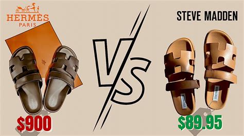 hermes sandal fake|hermes sandals vs steve madden.